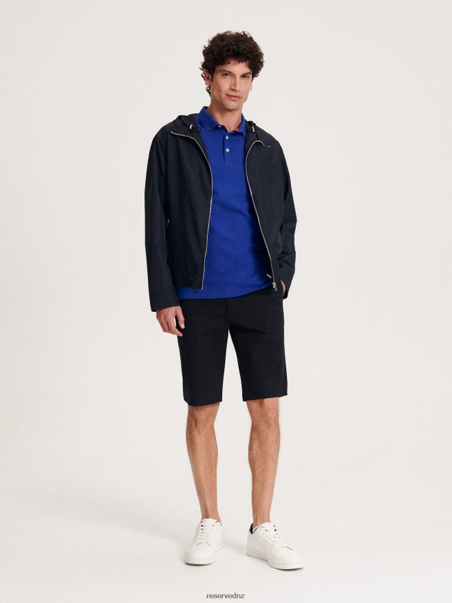 Reserved Men Slim Shorts P6H08T1438 Apparel Black