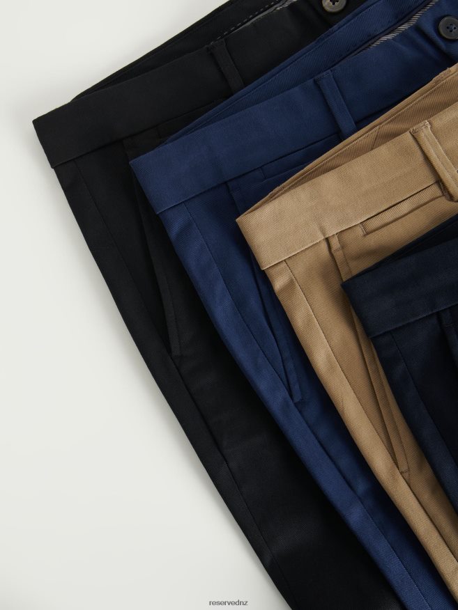 Reserved Men Slim Shorts P6H08T1438 Apparel Black