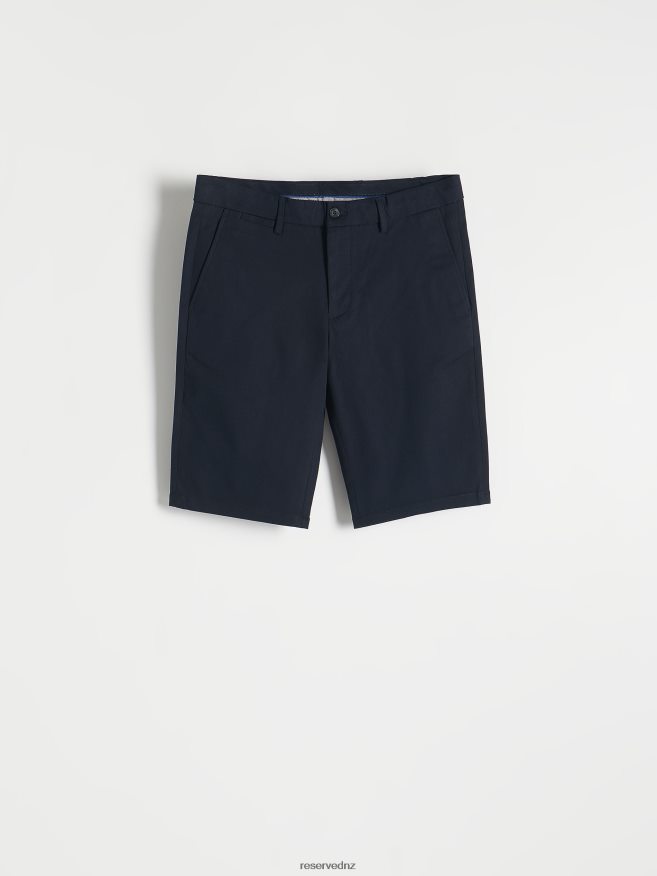 Reserved Men Slim Shorts P6H08T1439 Apparel Navy