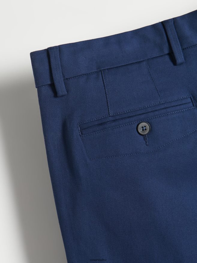 Reserved Men Slim Shorts P6H08T1443 Apparel Blue