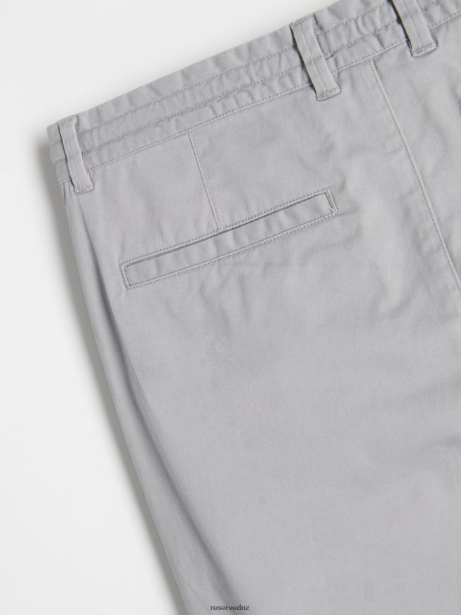 Reserved Men Carrot Slim Trousers P6H08T1485 Apparel Dark Grey