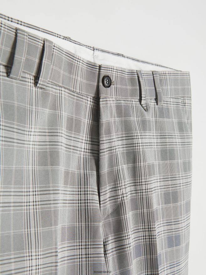 Reserved Men Check Slim Trousers P6H08T1495 Apparel Multicolor