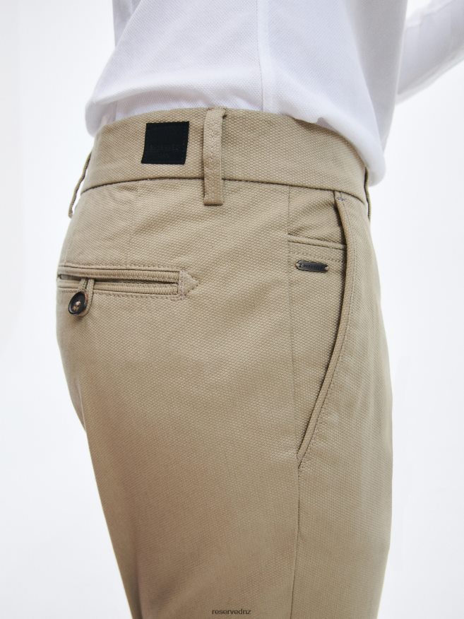 Reserved Men Chino Slim Fit Trousers P6H08T1078 Apparel Beige