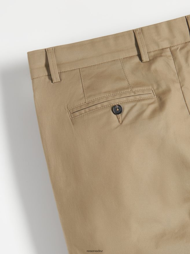 Reserved Men Chino Slim Fit Trousers P6H08T1100 Apparel Beige