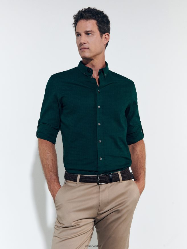 Reserved Men Chino Slim Fit Trousers P6H08T1131 Apparel Beige