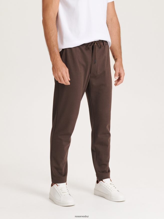 Reserved Men Chino Slim Trousers P6H08T1467 Apparel Brown