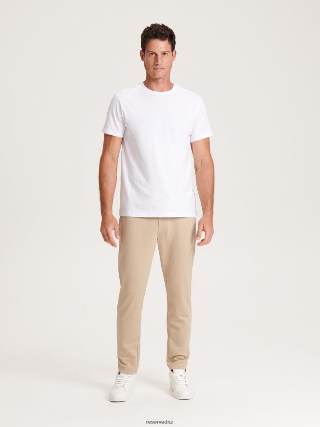 Reserved Men Chino Slim Trousers P6H08T1471 Apparel Beige