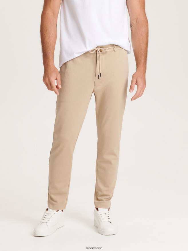 Reserved Men Chino Slim Trousers P6H08T1471 Apparel Beige