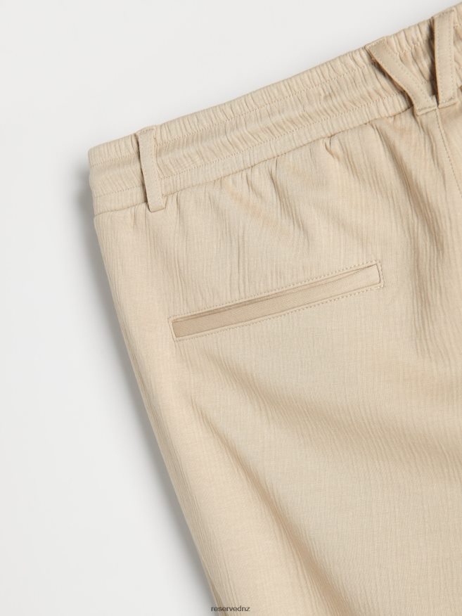 Reserved Men Chino Slim Trousers P6H08T1471 Apparel Beige