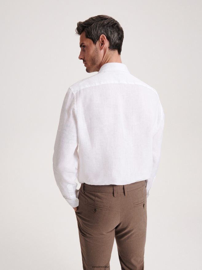 Reserved Men Chino Slim Trousers P6H08T1490 Apparel Coffee