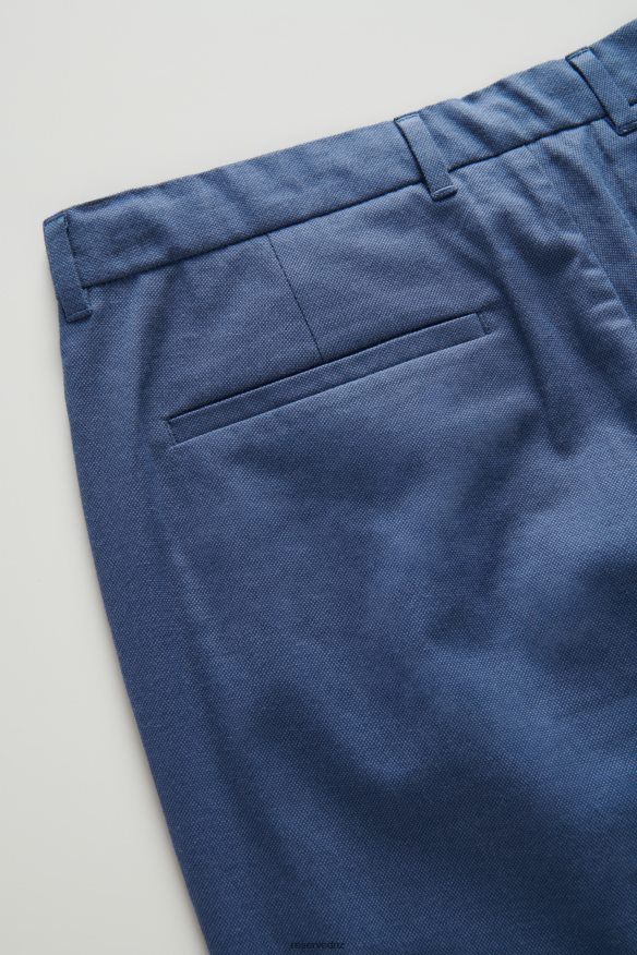 Reserved Men Chino Slim Trousers P6H08T1501 Apparel Blue