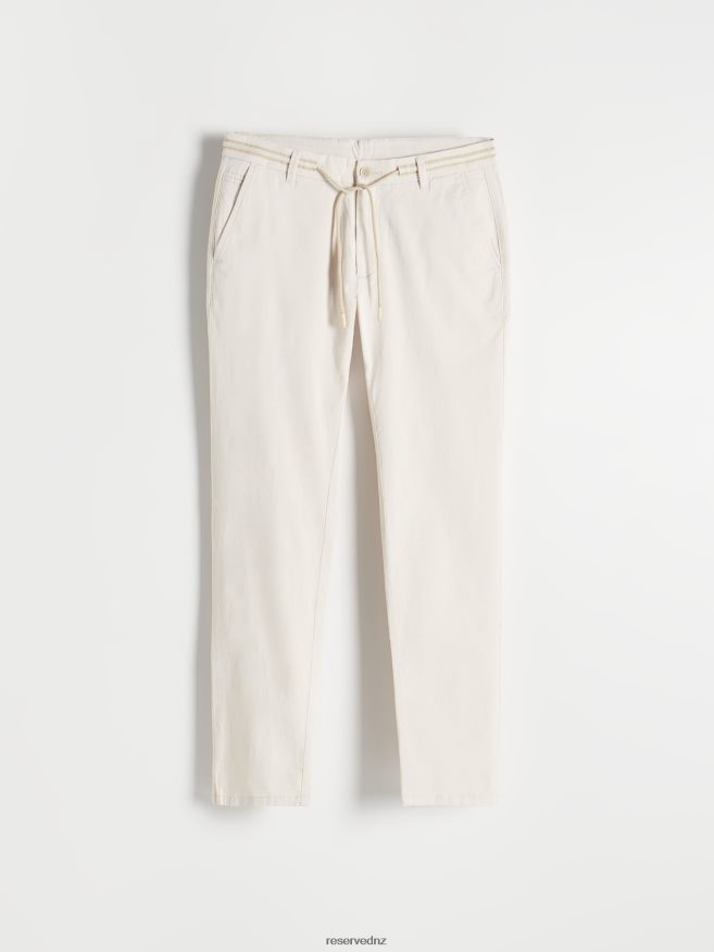 Reserved Men Chino Slim Trousers P6H08T1518 Apparel Beige