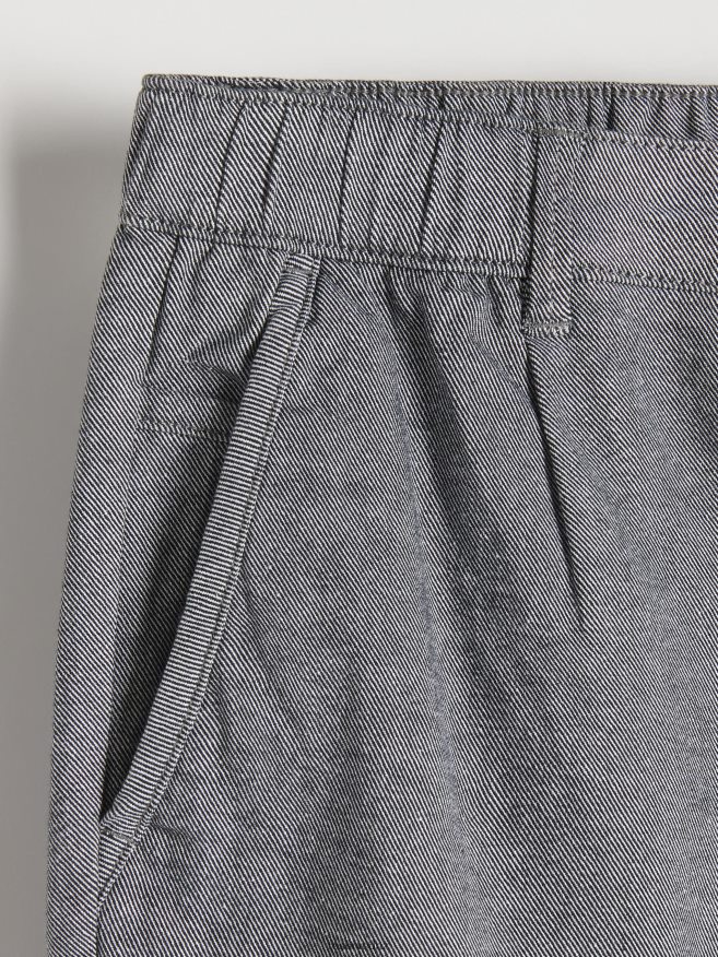 Reserved Men Chino Slim Trousers P6H08T1520 Apparel Dark Grey