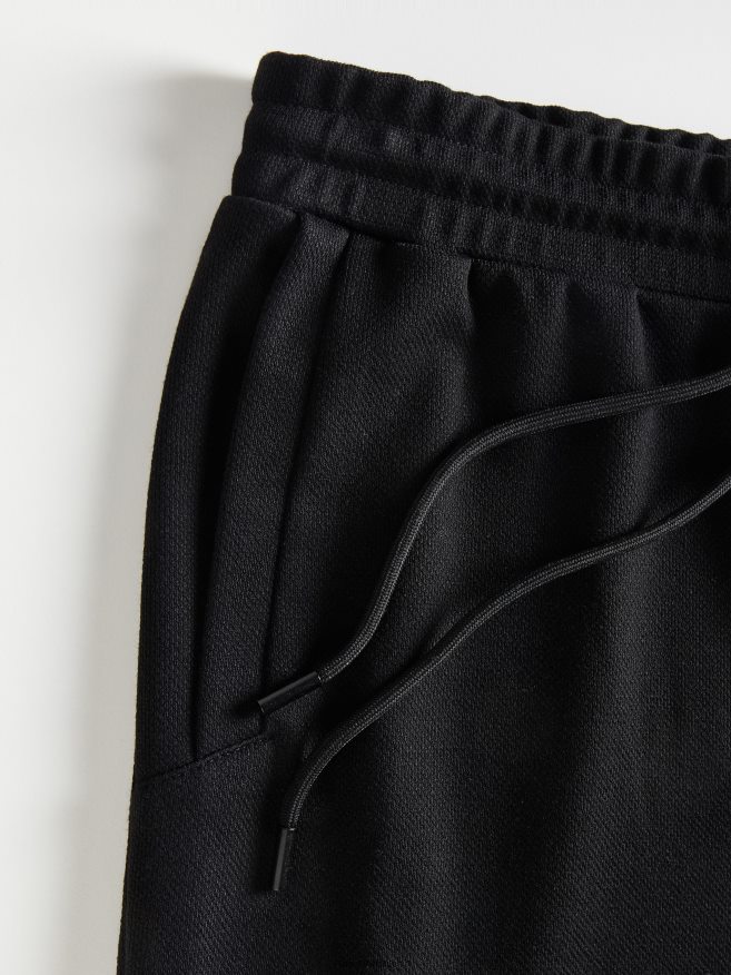 Reserved Men Regular Fit Chino Trousers P6H08T1474 Apparel Black