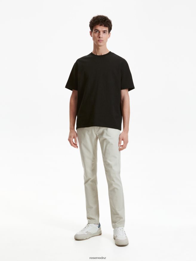 Reserved Men Regular Trousers P6H08T1513 Apparel Beige