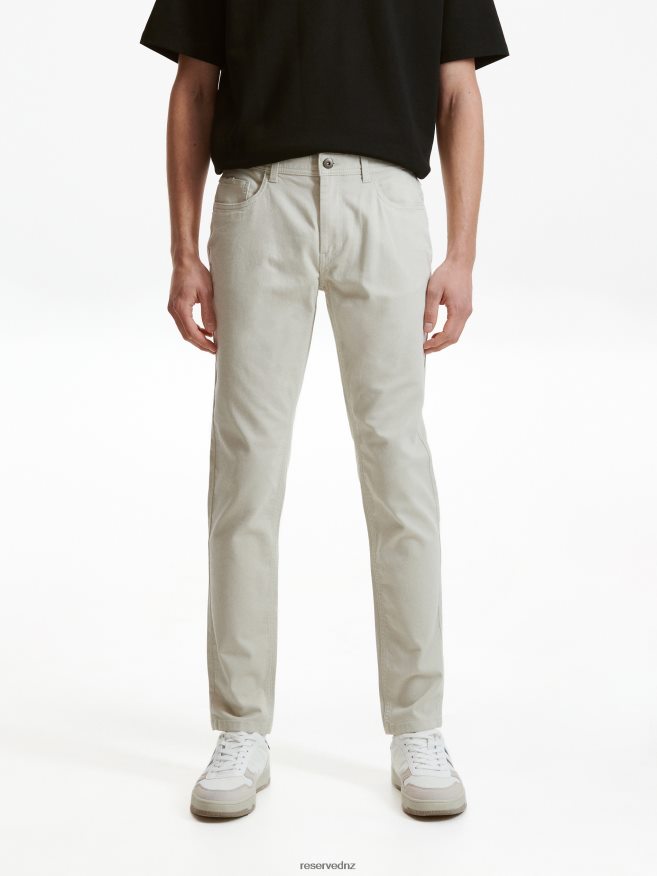 Reserved Men Regular Trousers P6H08T1513 Apparel Beige