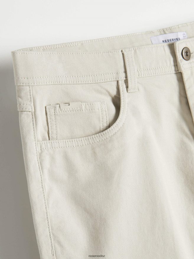 Reserved Men Regular Trousers P6H08T1513 Apparel Beige