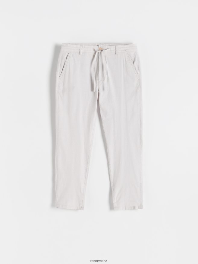 Reserved Men Slim Joggers P6H08T1487 Apparel Beige