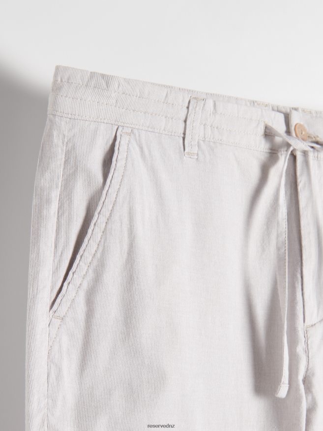 Reserved Men Slim Joggers P6H08T1487 Apparel Beige