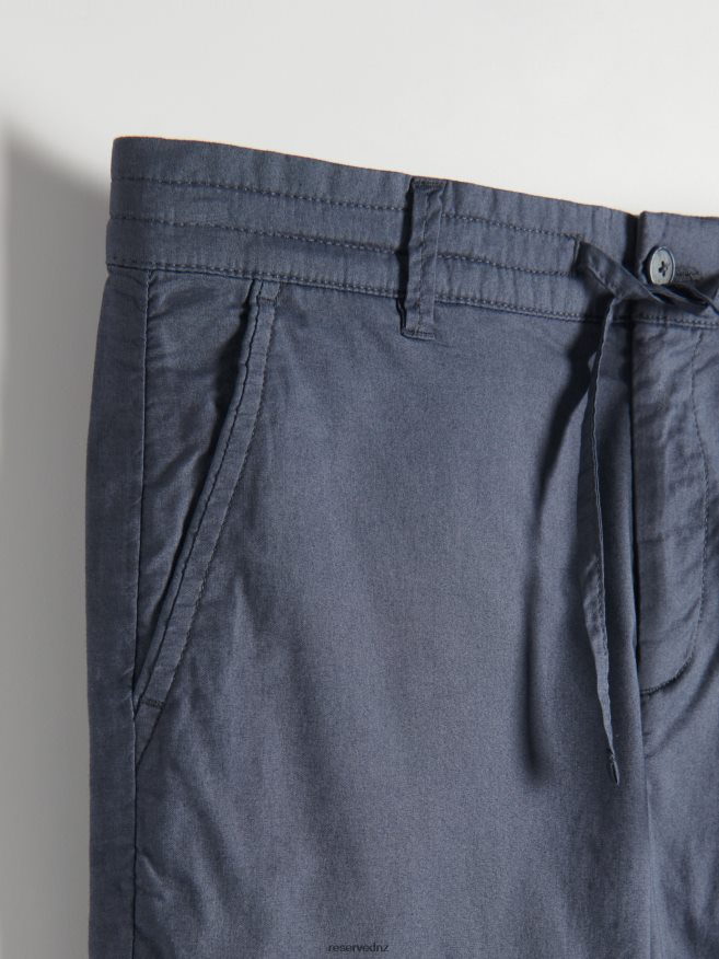 Reserved Men Slim Joggers P6H08T1488 Apparel Navy