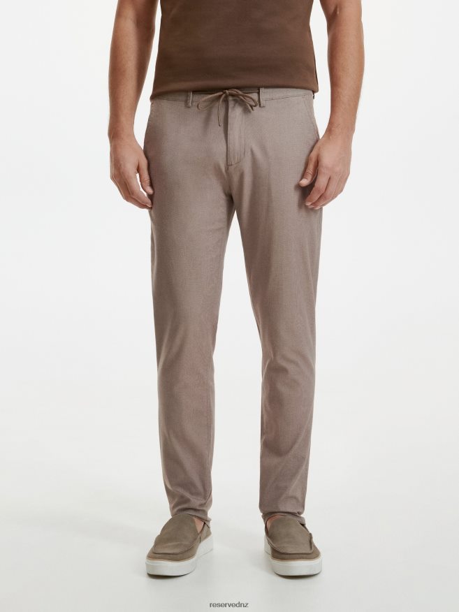 Reserved Men Slim Joggers P6H08T1508 Apparel Beige