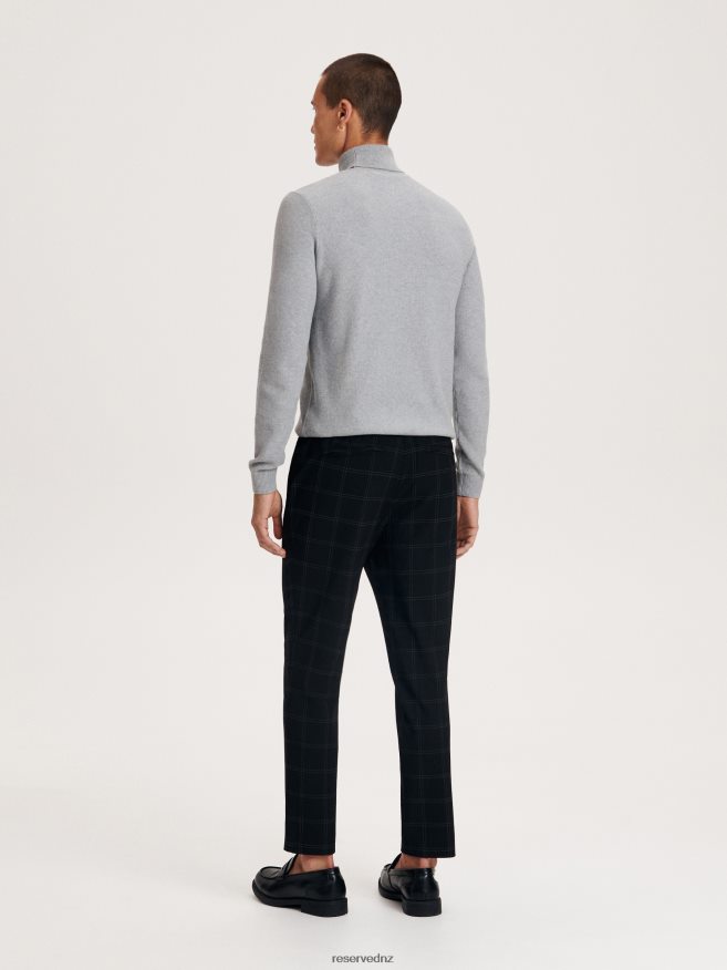 Reserved Men Viscose Blend Joggers P6H08T1511 Apparel Black