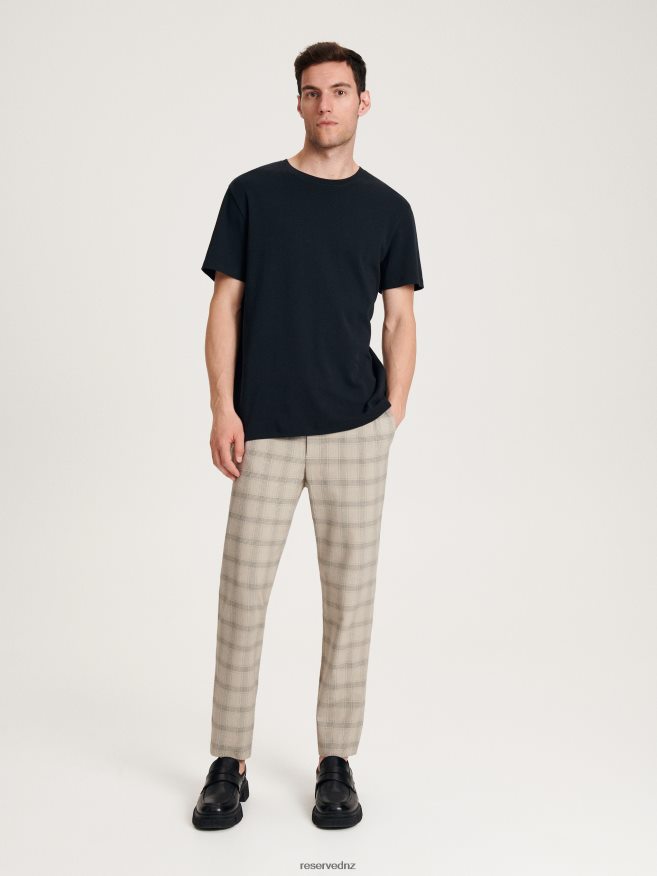 Reserved Men Viscose Blend Joggers P6H08T1521 Apparel Beige