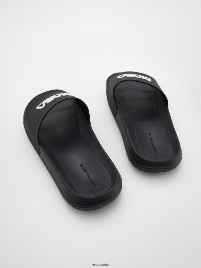 Reserved Men Nasa Sliders P6H08T1652 Shoes Black