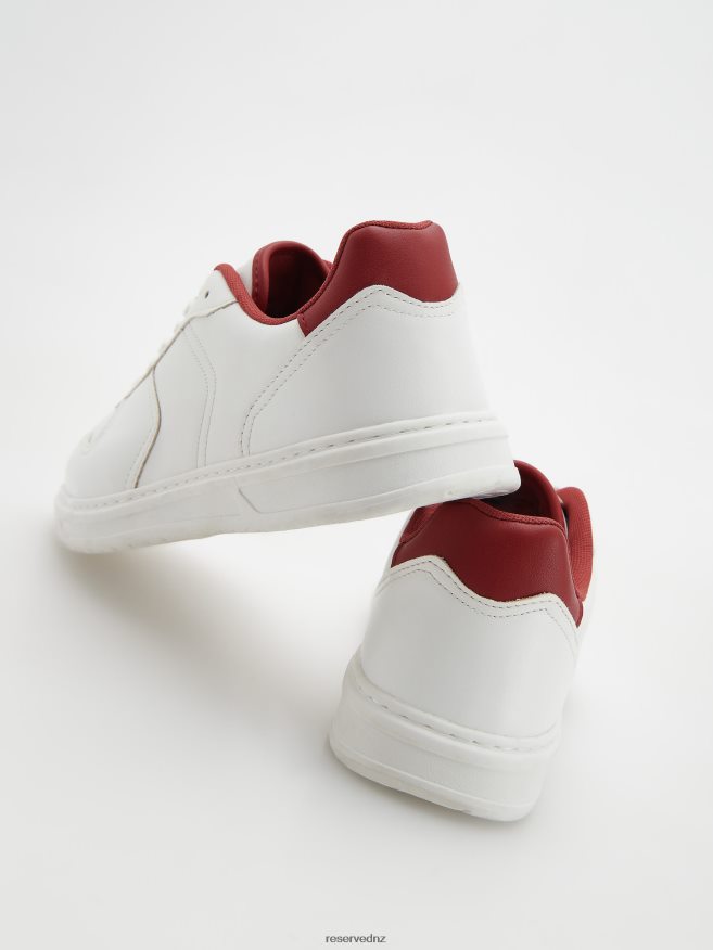 Reserved Men Sneakers With Contrasting Insert P6H08T1656 Shoes White