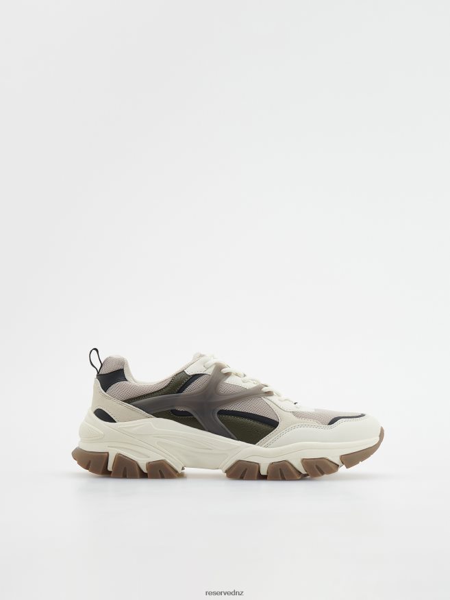 Reserved Men Sports Sneakers P6H08T1116 Shoes Beige