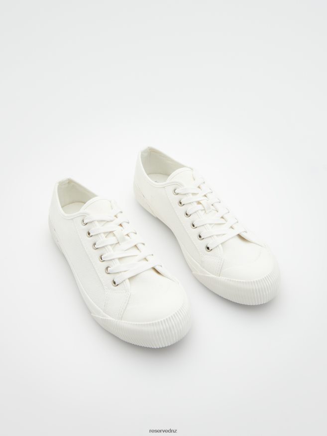 Reserved Men Thick Sole Sneakers P6H08T1653 Shoes White