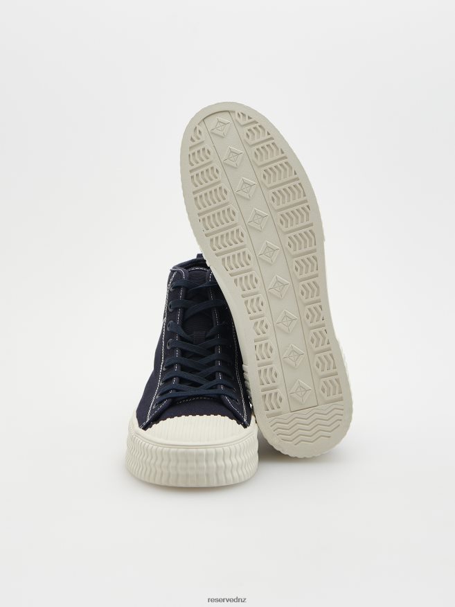 Reserved Men Thick Sole Trainers P6H08T1086 Shoes Navy