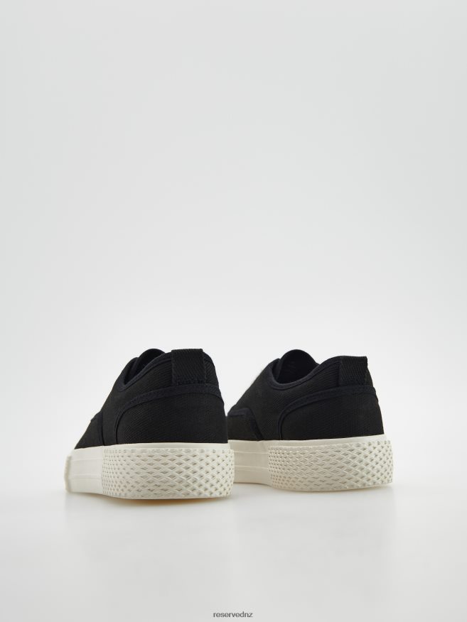 Reserved Men Thick Sole Trainers P6H08T1651 Shoes Black