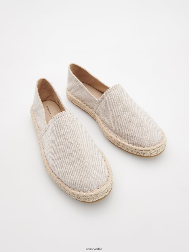 Reserved Men Woven Espadrilles P6H08T1648 Shoes Beige