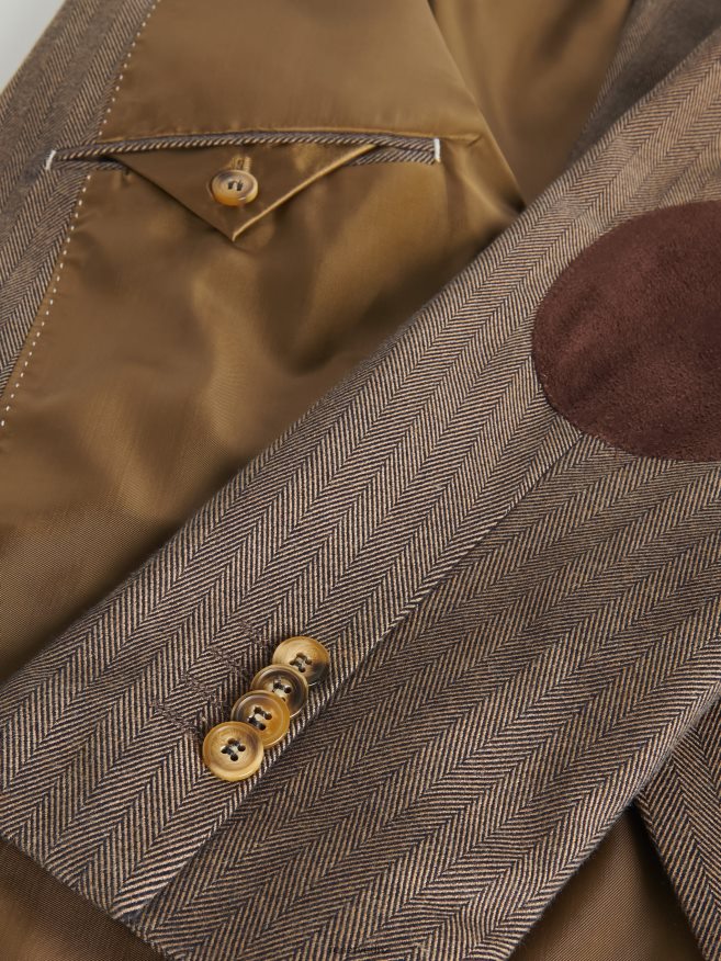 Reserved Men Blazer In Herringbone P6H08T1614 Apparel Multicolor