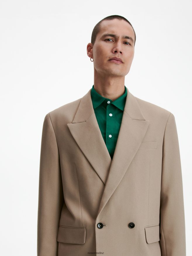 Reserved Men Comfort Fit Blazer P6H08T1615 Apparel Beige