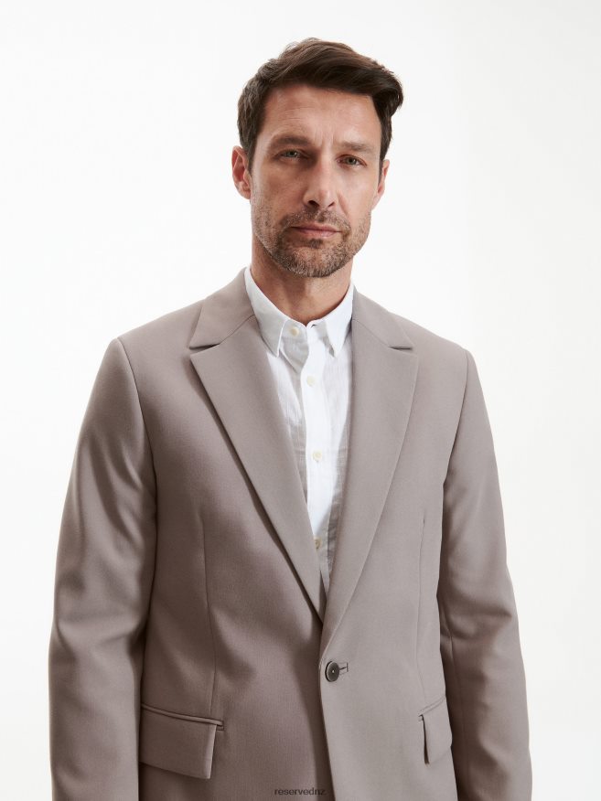 Reserved Men Comfort Fit Blazer P6H08T1616 Apparel Coffee