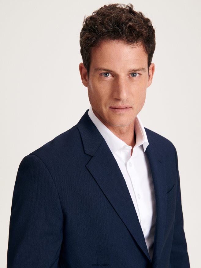 Reserved Men Slim Fit Blazer P6H08T1102 Apparel Navy