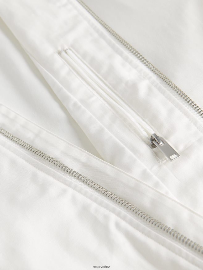 Reserved Men Bomber Jacket P6H08T1623 Apparel Cream