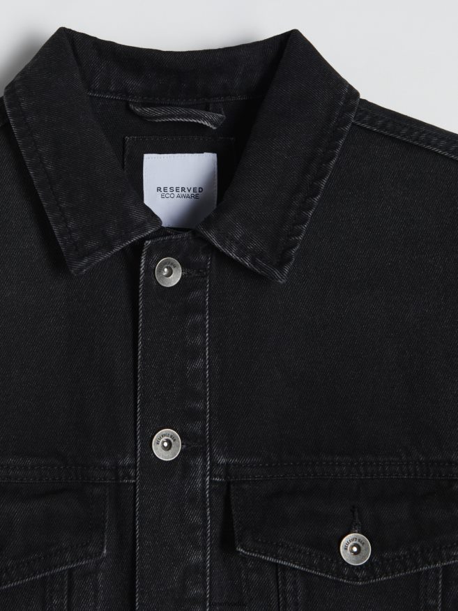 Reserved Men Denim Jacket P6H08T1619 Apparel Grey