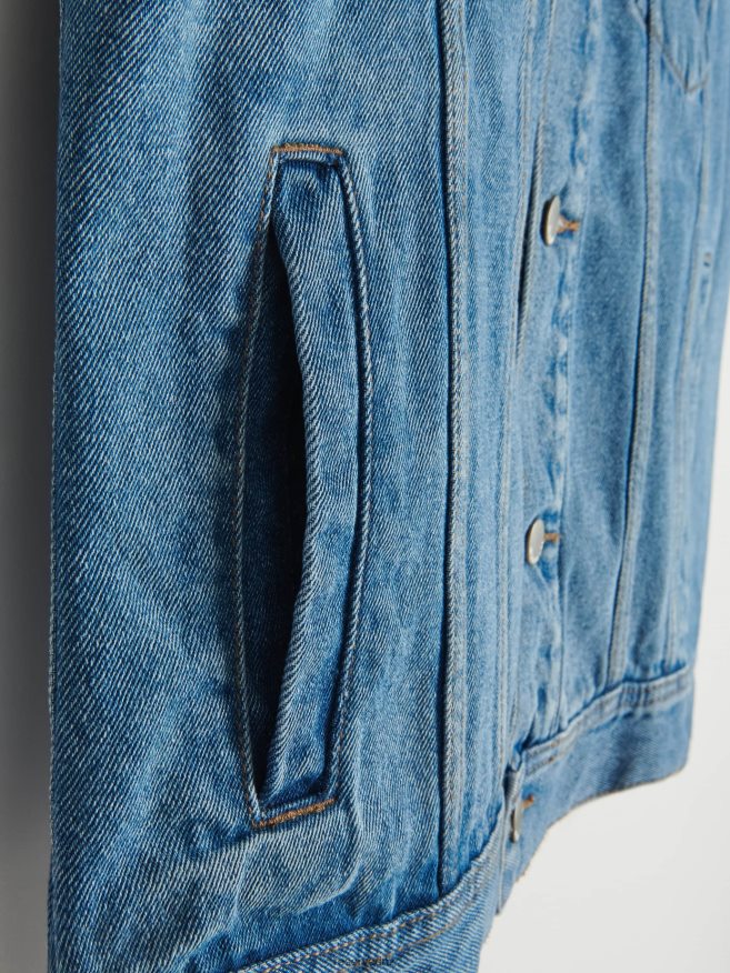 Reserved Men Denim Jacket P6H08T1622 Apparel Blue