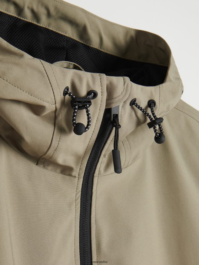 Reserved Men Hooded Jacket P6H08T1624 Apparel Light Green