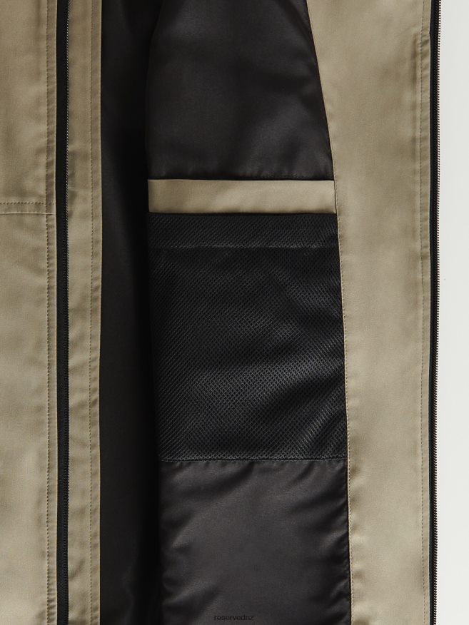 Reserved Men Hooded Jacket P6H08T1624 Apparel Light Green