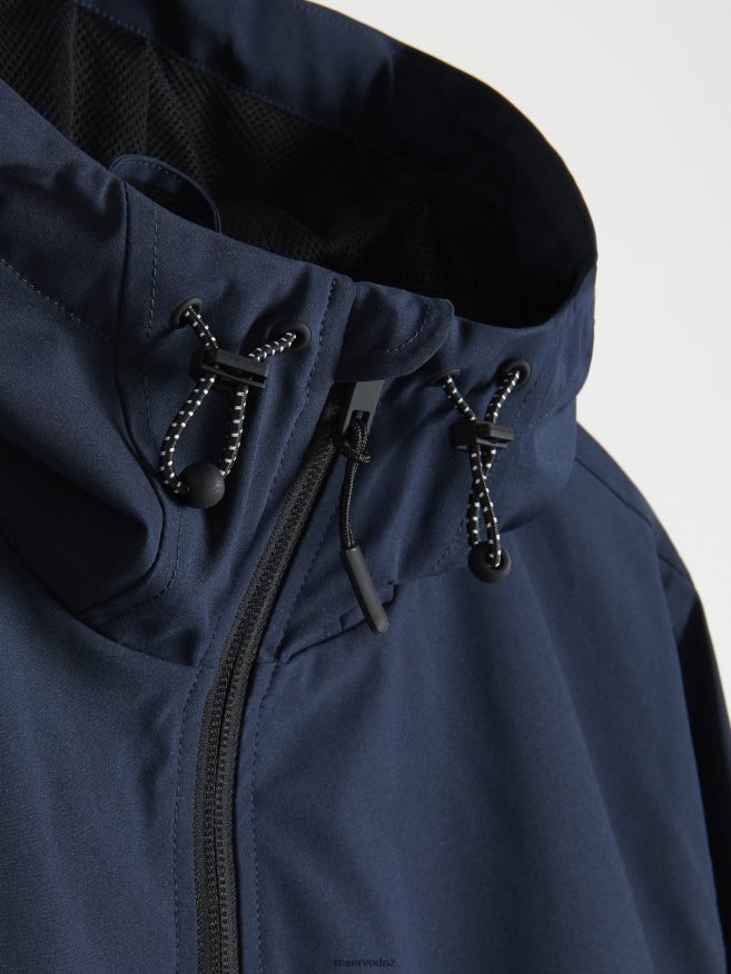 Reserved Men Hooded Jacket P6H08T1629 Apparel Navy