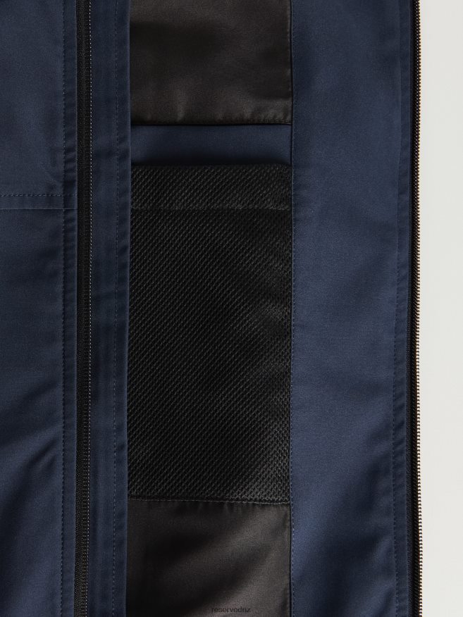 Reserved Men Hooded Jacket P6H08T1629 Apparel Navy