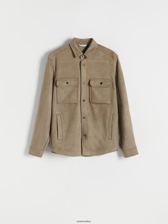 Reserved Men Shacket P6H08T1620 Apparel Beige