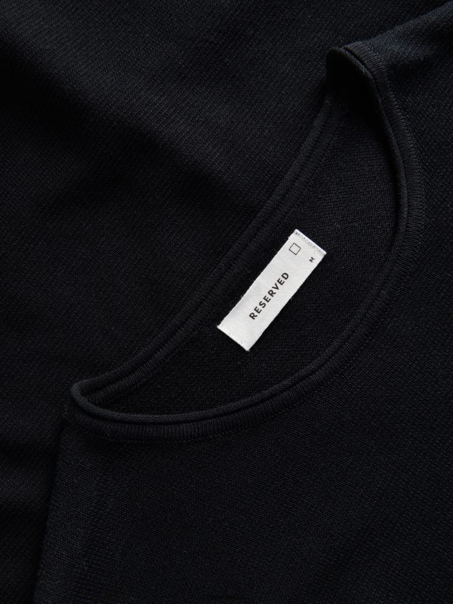 Reserved Men Cotton Jumper P6H08T1605 Apparel Black