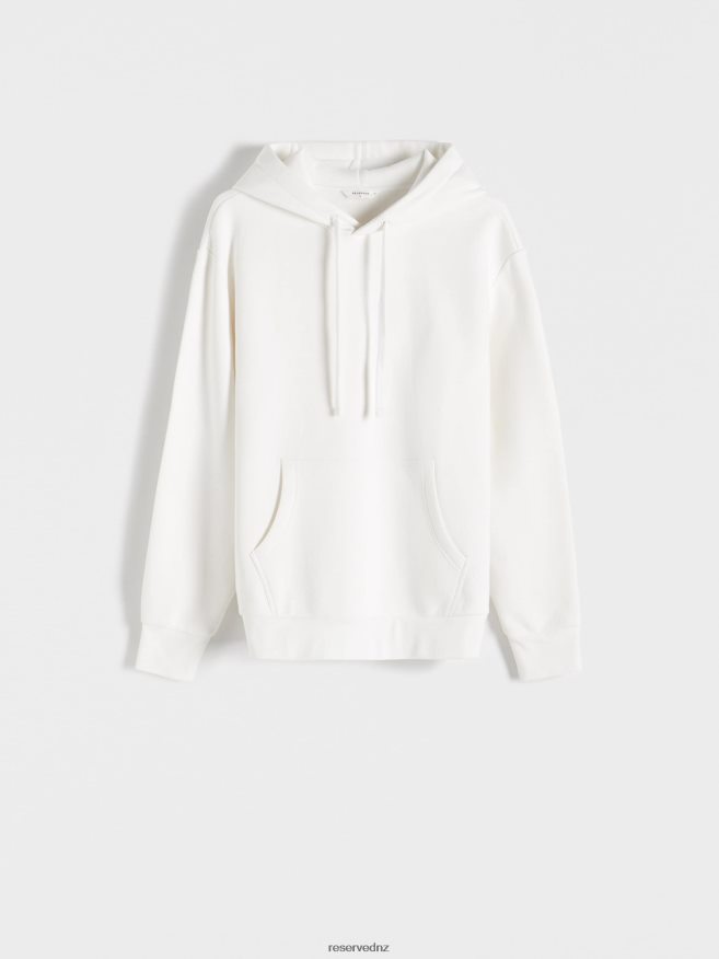 Reserved Men Plain Cotton Rich Sweatshirt P6H08T1596 Apparel Cream