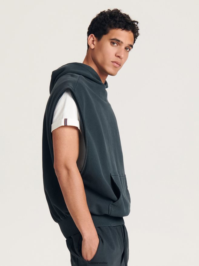 Reserved Men Sleeveless Sweatshirt P6H08T1599 Apparel Light Grey