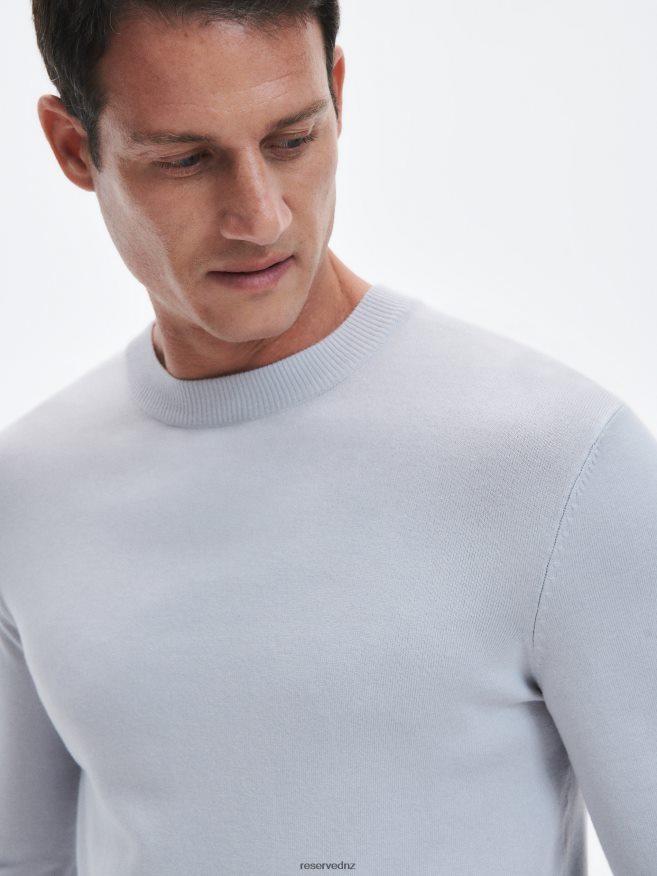 Reserved Men Viscose Rich Jumper P6H08T1607 Apparel Light Grey